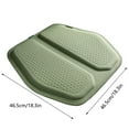 thumbnail image 3 of Seat Cushion, Thickened Big Gel Seat Cushion, Strong Support, Sciatica & Back Pain Relief, Breathable Cool Suitable as Office Chair Cushion, Car Seat Cushion, Wheelchair Cushions, 2 Non-Slip Covers, 3 of 9
