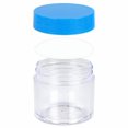thumbnail image 2 of Beauticom 12 Pieces 30G/30ML(1 Oz) High Quality Thick Wall Round Clear Plastic Container Jars with Flat Top Lid - 12 Jars, 2 of 3