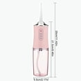 thumbnail image 4 of Flosser dental eléctrico - Instrumento de limpieza de pulso, dispositivo de agua dental para hogar, enjuague bucal portátil, 4 of 7