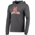 thumbnail image 2 of Men's Concepts Sport Red/Heather Charcoal Maryland Terrapins Meter Long Sleeve Hoodie Top & Jogger Pajama Set, 2 of 5