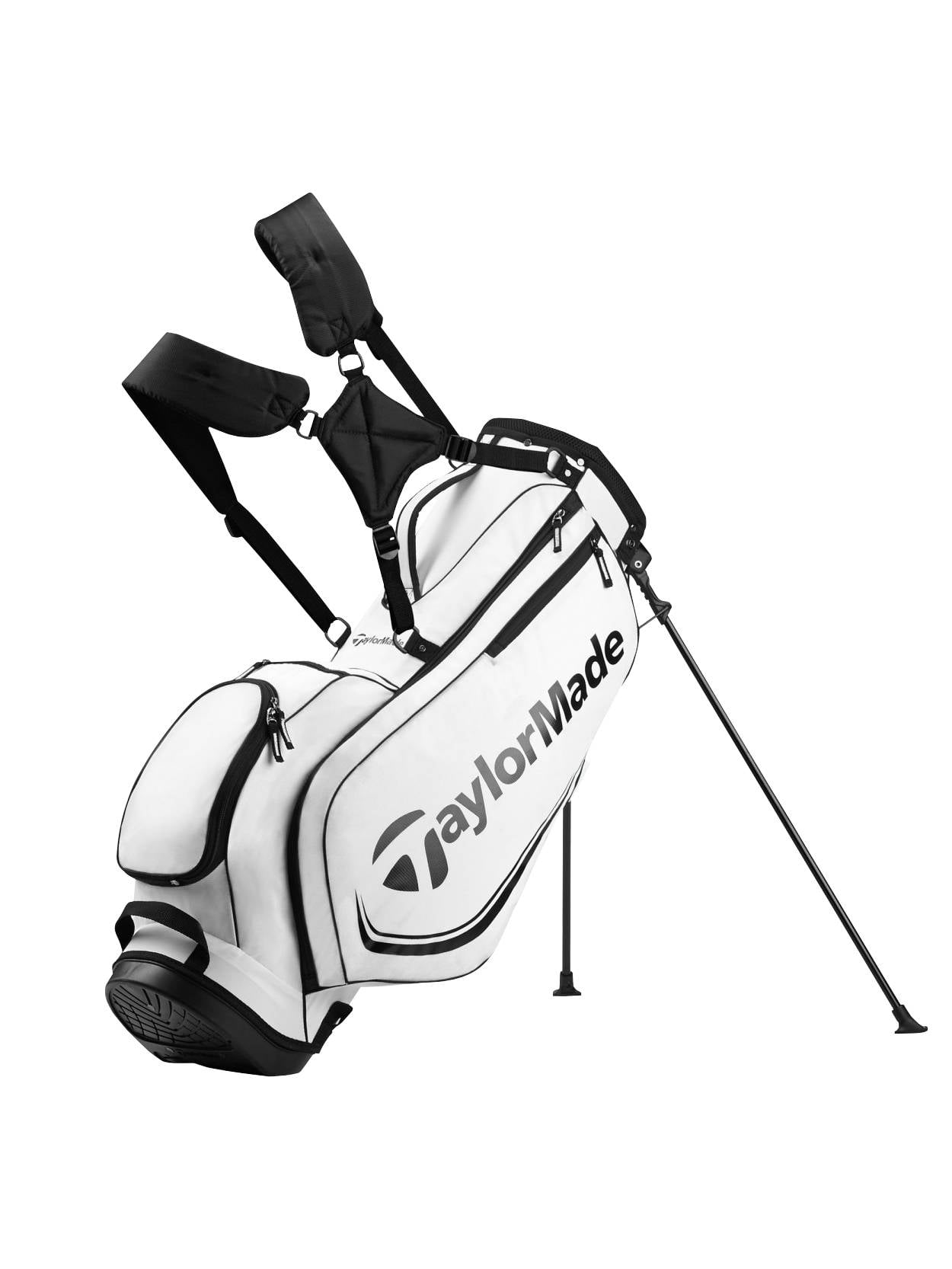 TaylorMade Golf 4.0 Stand Bag, White/Black