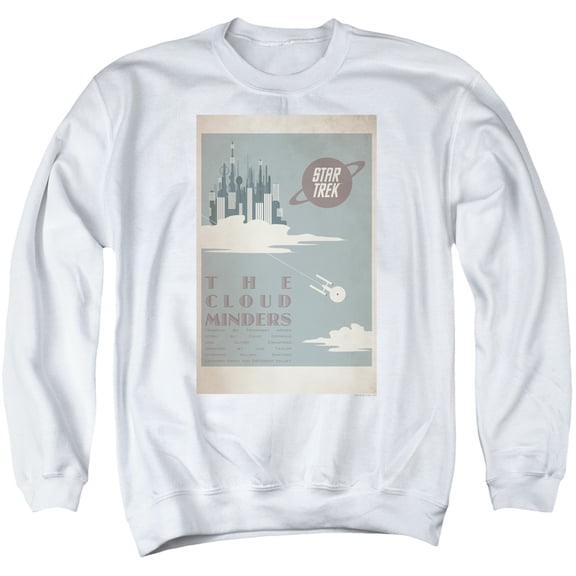 Star Trek Tos Episode 76 Adult Crewneck Sweatshirt White
