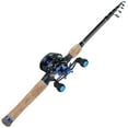 thumbnail image 1 of Sougayilang Casting Telescopic Rod and Baitcasting Reel Fishing Combos Carbon Fiber Fishing Pole Set, 1 of 8