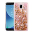 thumbnail image 1 of Kaleidio Case For Samsung Galaxy J7 (2018) / J7 Star, J7 Refine, J7V (2nd Gen) [Quicksand Glitter] TPU Gel Slim Hybrid Skin Cover w/ Overbrawn Prying Tool [Liquid Stars & Pink], 1 of 2