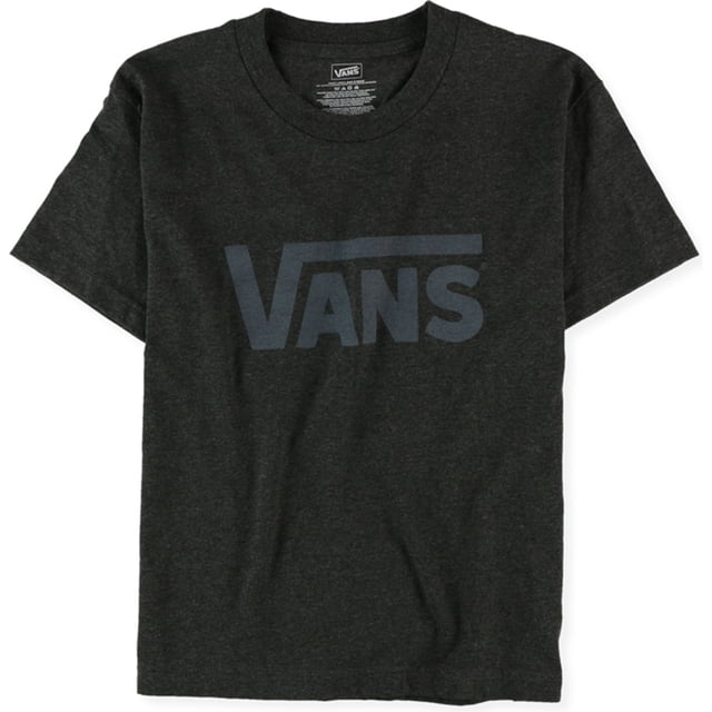 Vans Boys Classic Logo Graphic Camiseta, Gris, S (8) Vans Camiseta gráfica