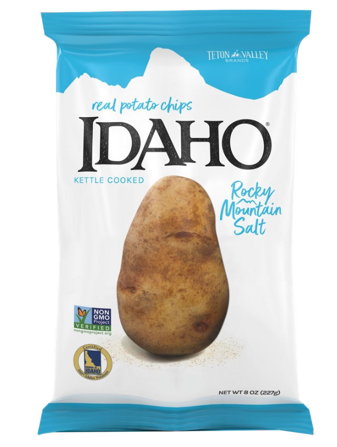 (3 pack) Idaho® Brand Kettle Chips - Rocky Mountain Salt
