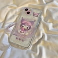 thumbnail image 1 of Sanrio Kuromi-fundas de teléfono transparentes con pulsera de lujo para iPhone 14, 13, 12, 11 Pro Max, funda trasera suave, regalo para niña Y2k Fivean unisex, 1 of 2