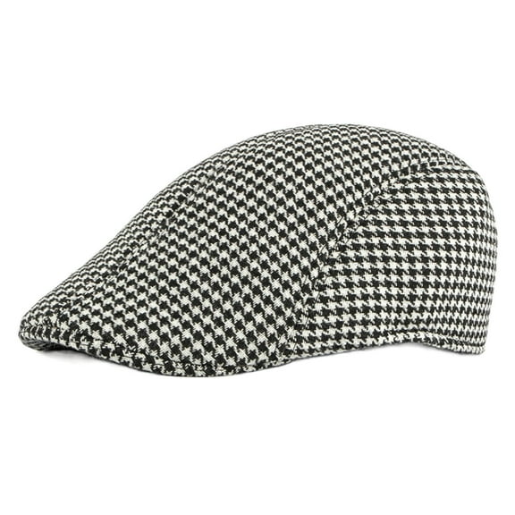 Foreign Trade New Englon Plaid Beret Men's Spring and Autumn Days Casual Hat Outdoor Retro Fashion Simple Casquette Men
