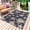 Blue, variant on Navy Blue Coastal Outdoor Rug for Patio/Deck/Porch, Non-Slip Large Area Rug 5 x 8 Ft, Summer Beach Sea Turtle Starfish Nautical Indoor Outdoor Rugs Washable Area Rugs, Camping Rug Carpet Runner