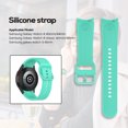 thumbnail image 3 of Kuymtek Correa Smartwatch para Samsung Galaxy Watch 4/3/4 Cinturones de banda clásica (verde azulado), 3 of 7
