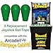 thumbnail image 3 of RetroArcade.us Arcade1up Rampage Street Fighter 2 Galaga Pacman 3 Joystick Bat Top Handles, 3 of 4