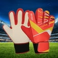 thumbnail image 2 of Guantes de fútbol perfecl para niños Antideslizantes rojo, 2 of 8