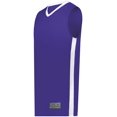 thumbnail image 1 of Augusta Sportswear Maillot de Baseball Standard pour Hommes, Violet/blanc, TG, 1 of 1