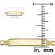 thumbnail image 2 of Arracada Bangle Imperial Jewlery Oro 10k Lisa 15mm, 2 of 5
