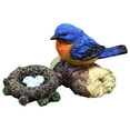 thumbnail image 4 of pitrice Miniature Bird Statue Arts Crafts Bird Animal Model Ornament Decor 2Pcs B, 4 of 8