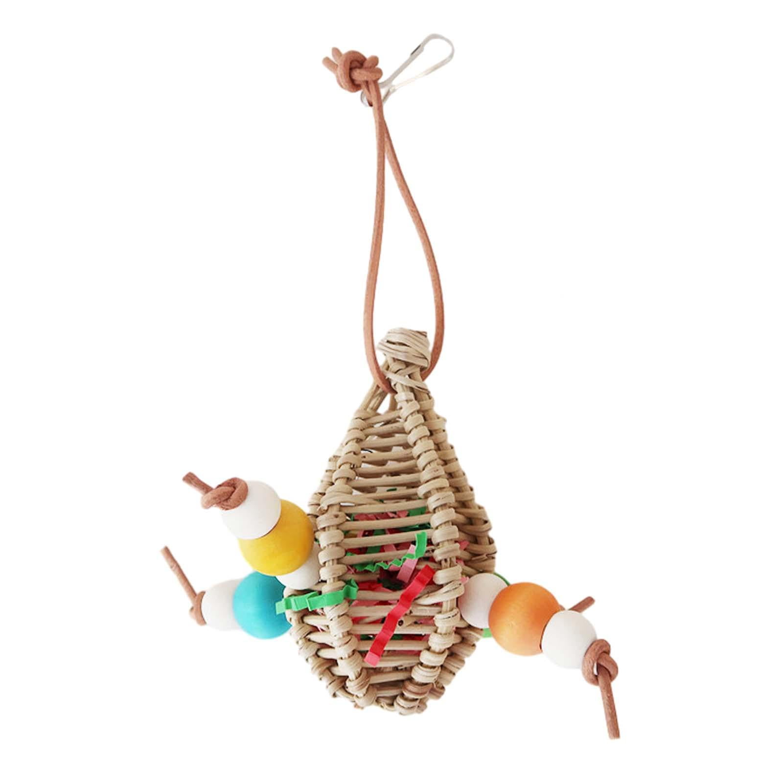 Fzaqwen Bird Parrot Chew Toy Solid Pet Interior Supplies Cage Accessory Bird Toy Finches