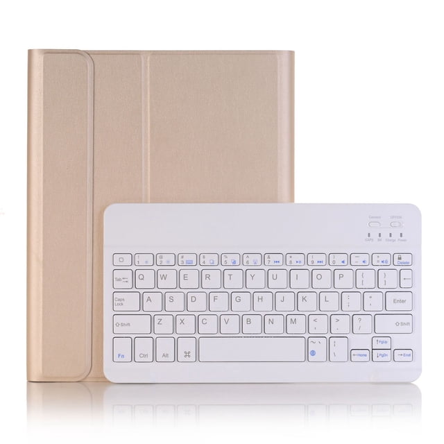 Funda protectora con ranura para lápiz y teclado Bluetooth de Apple para iPad Pro de 110,2 pulgadas de 2024, funda con luz colorida para tableta Air6