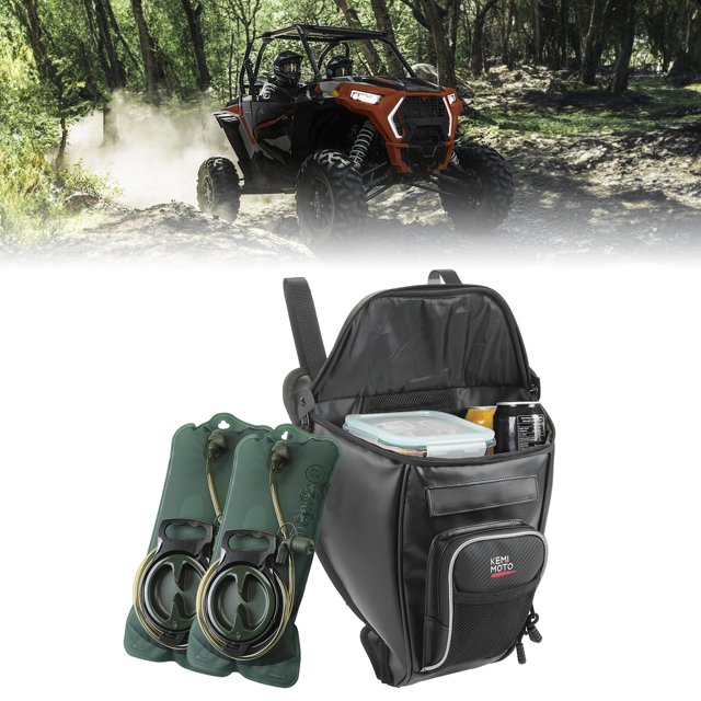 Bolsa Térmica de Almacenamiento KEMIMOTO XP 1000 con 2 Mochilas de Hidratación