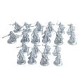 thumbnail image 2 of TISHITA 20 Pieces Ancient Soldier Figures 4.5cm Dioramas for Games Sand Table Crafts Light Blue, 2 of 8