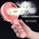thumbnail image 5 of ventilador de mesa de escritorio personal de 3 velocidades con base, 3-10 horas de funcionamiento pequeño ventilador de pestañas de maquillaje para mujeres niñas niños al aire libre Shuxiu Wang 8390615142526, 5 of 5