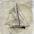 thumbnail image 3 of Allen, Kimberly 15x15 Black Modern Framed Museum Art Print Titled - Sailing On Print 2, 3 of 5