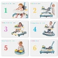 thumbnail image 3 of SHIBAILI 6-in-1 Activity Walker & Table - Multi-Function Center,Bouncer,Tray & Music,Green (6+ Months), 3 of 9
