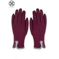 thumbnail image 2 of Luxtrada Womens Winter Warm Gloves With Sensitive Touch Screen Texting Fingers, Fleece Lined Windproof Gloves, 2 of 8