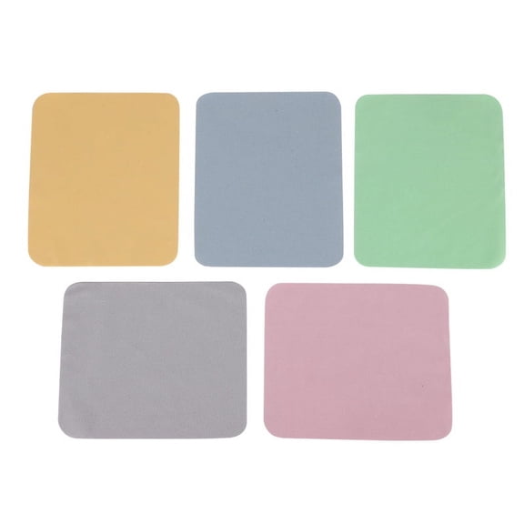 Quaqdae Glasses Cleaner 5Pcs Soft Chamois Glasses Cleaner Eyeglasses Fine Fiber Clean Cloth For Lens Camera Cleaning