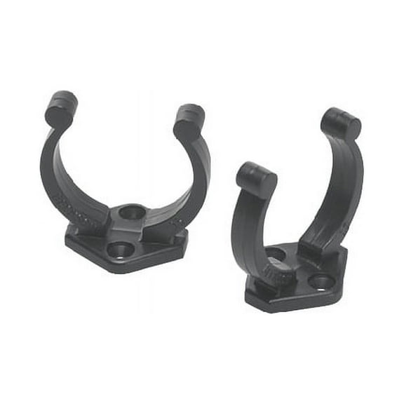 Beckson Marine PR Boat Hooks Clipper Clips 7/8" to 1-1/8" 2/Pk Black CLP-1