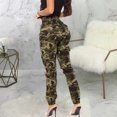 thumbnail image 6 of IROINNID Reduced Women's Cargo Pants Denim Button Zipper High Waist Pockets Jean Camouflage Long Pants,Multicolor, 6 of 9