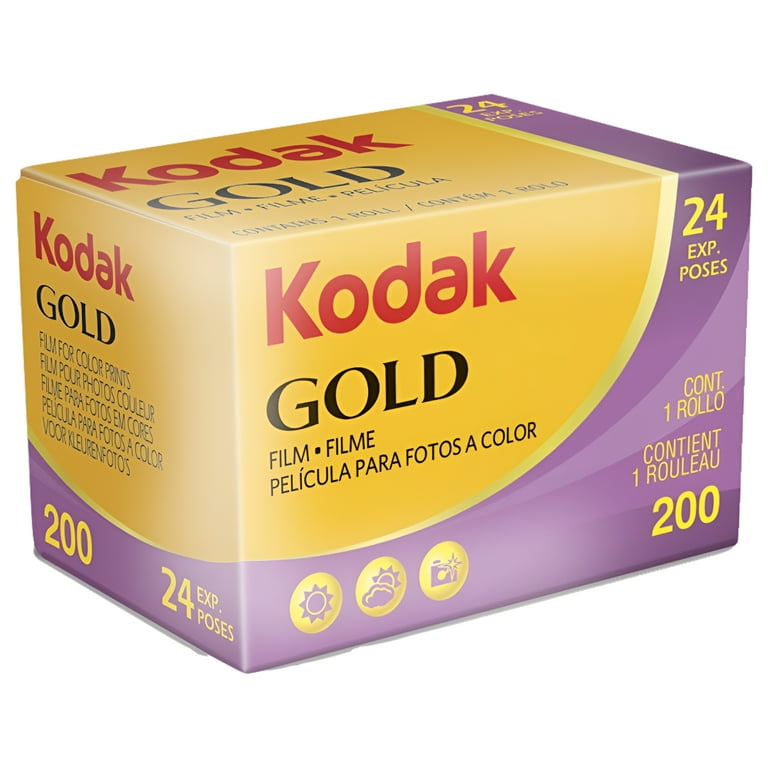Kodak GOLD 200 Color Negative Film, 35mm Roll, 24 Exposures, 3