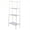 White, variant on Ktaxon 4 Tier Metal Leaning Ladder Shelf Bookcase Bookshelf Storage Shelves Unit Black