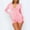 Pink, variant on Brilliant New Summer Overall Shorts for Women Sexy Casual Bodysuit Ribbed Rompers Workout Sport Jumpsuits Brown L
