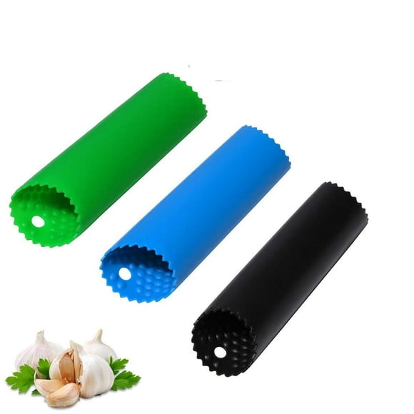 Garlic Peeler Skin Remover Roller Keeper,Easy Quick to Peeled Garlic Cloves with Silicone Tube Roller Garlic Peeling Kitchen Tool