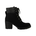 thumbnail image 2 of Sun + Stone Womens Romina Zipper Ankle Combat & Lace-up Boots, 2 of 3