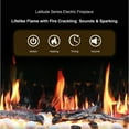 thumbnail image 2 of Litedeer Homes Electric Fireplace Insert ZEF78VS Litedeer Gloria II Wall Mounted Electric Fireplace with APP 48 inch, 2 of 5