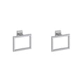 thumbnail image 1 of Juego de accesorios de baño Toystoory Acero inoxidable 2Conjunto Anillo de plata, 1 of 6