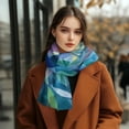 thumbnail image 2 of AIR-Ladies Fluffy Soft Scarves Chic Wrap Shawl Winter Long Warm Accessories, 2 of 4
