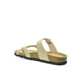 thumbnail image 3 of CloudAir Ladies' Primo Slip-On Contoured Comfort Footbed Crisscross Toe Buckle Sandals, 3 of 5