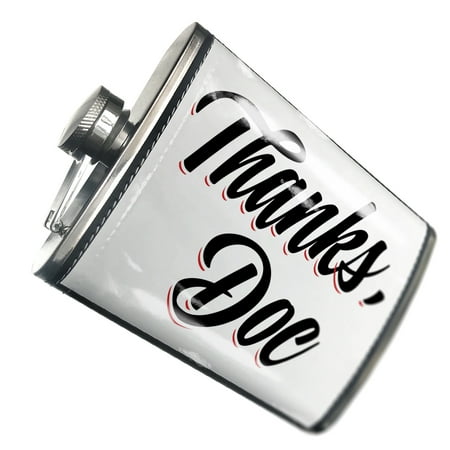 

NEONBLOND Flask Vintage Lettering Thanks Doc