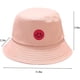 thumbnail image 5 of Sombrero de cubo de algodón Sombrero de playa de color sólido Sombreros de sol de viaje de verano Gorra de pescador (rosa) Sailing Electrónica, 5 of 5