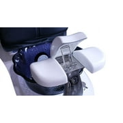 Shiatsulogic Pedicure Chair 18 LX with Discharge Pump, Pipe-Less Magnetic Jet Pedicure Spa, White/Black LotusII Tub, White Coverset