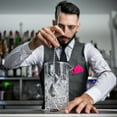 thumbnail image 5 of Cuchara de mezcla Uxcell, cuchara de cóctel de acero inoxidable de 20 pulgadas, patrón espiral para bartender o uso en casa negro, 5 of 5