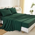 thumbnail image 3 of Juego de cama Litanika Queen, edredón verde esmeralda oscuro, 7 piezas, 3 of 4