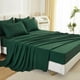 thumbnail image 3 of Juego de cama Litanika Queen, edredón verde esmeralda oscuro, 7 piezas, 3 of 4