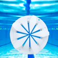 thumbnail image 2 of 8 Inch Round Shape Anti Clip Hair Pool Main Drain Swimming Pool Accessories Fittings White, 2 of 8