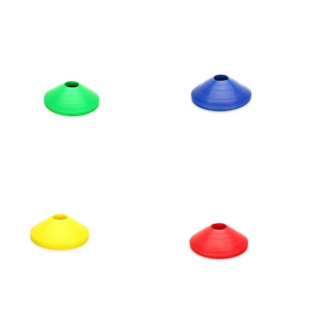 10 Pcs Cônes 20cm Disques Marqueurs Soccer Entraînement Sports Accessoires de Sport