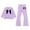 A-Light Purple111, variant on Jamsmile Toddler Girls Sets Tracksuits Bowknot Print Long Sleeve Tops And Flare Pants 2 Piece Outfits Spring Sportswear For Girls