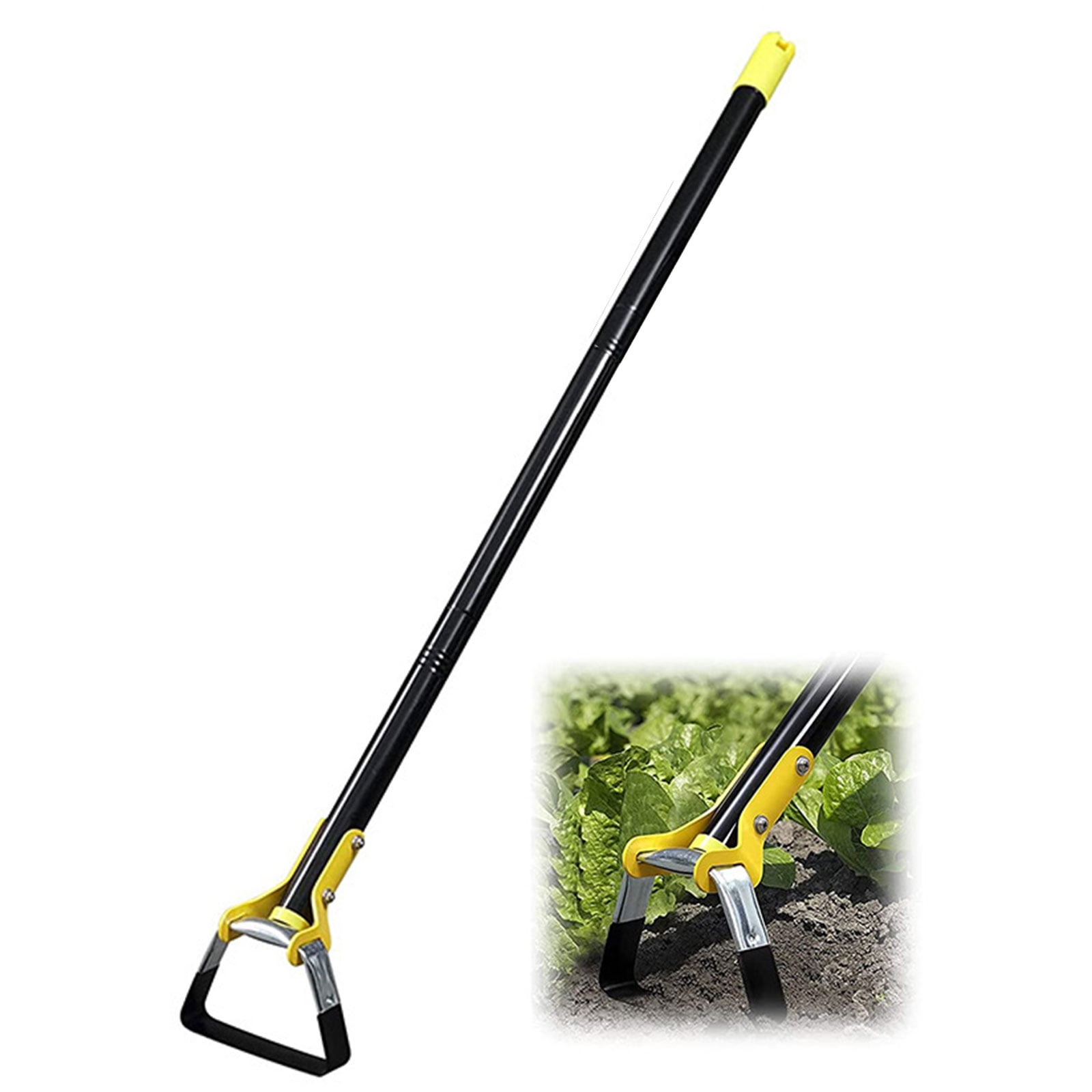 Stirrup Hoe Garden Tool Effective Preventing Weeds Adjustable Long