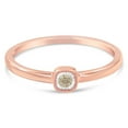 thumbnail image 4 of 2 Micron 14K Rose Gold Plated Sterling Silver 1/20ct TDW Miracle set Diamond Ring.(J-K, I1-I2), 4 of 8